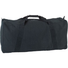 Champion Sports CB3314BK 22 oz Canvas Zippered Duffle Bag, Black