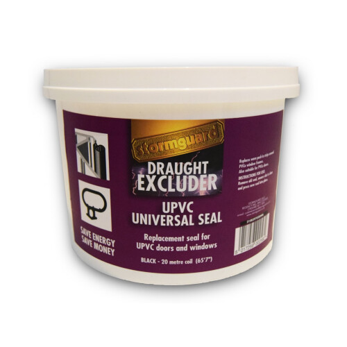 Stormguard UPVC Universal Seal 20m Long Replacement Rubber Seal for