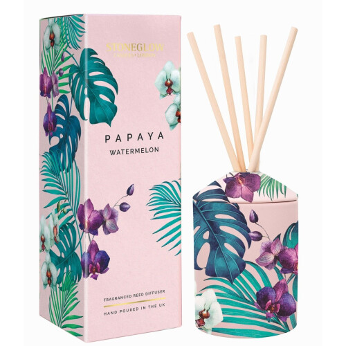 Stoneglow Stoneglow Urban Botancis Reed Diffuser -,Papaya Watermelon