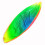 Kandy Toys Giant 18 Inch Neon Rainbow Megaball 2