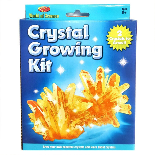 World of Science Crystal Growing Kit - Science Educational Childrens Activity
