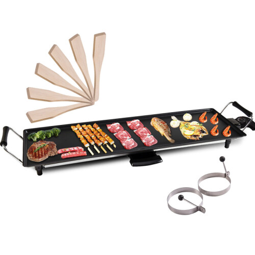 Goplus 70*23CM Electric XL Teppanyaki Table Grill Griddle