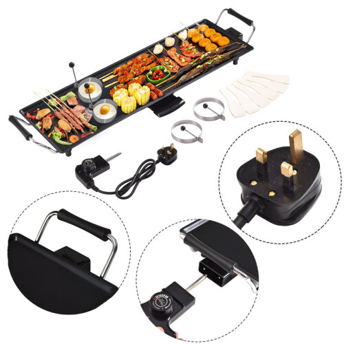 Goplus 70*23CM Electric XL Teppanyaki Table Grill Griddle 1