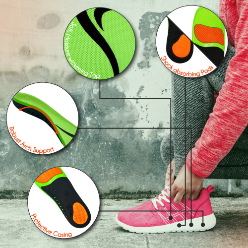 (Medium (7 - 8½)) FootActive SPORTS insoles 1
