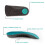 (Small (5 - 6½)) FootActive CASUAL 3/4 length insoles 5