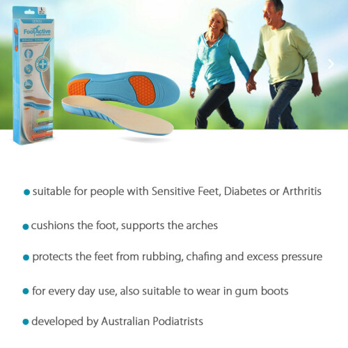 (Medium (7 - 8½)) FootActive SENSI insoles 2