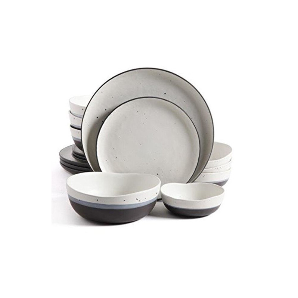 Photos - Dinner Set Gibson 107223.16 Elite Rhinebeck Dinnerware Bowl - 16 Piece