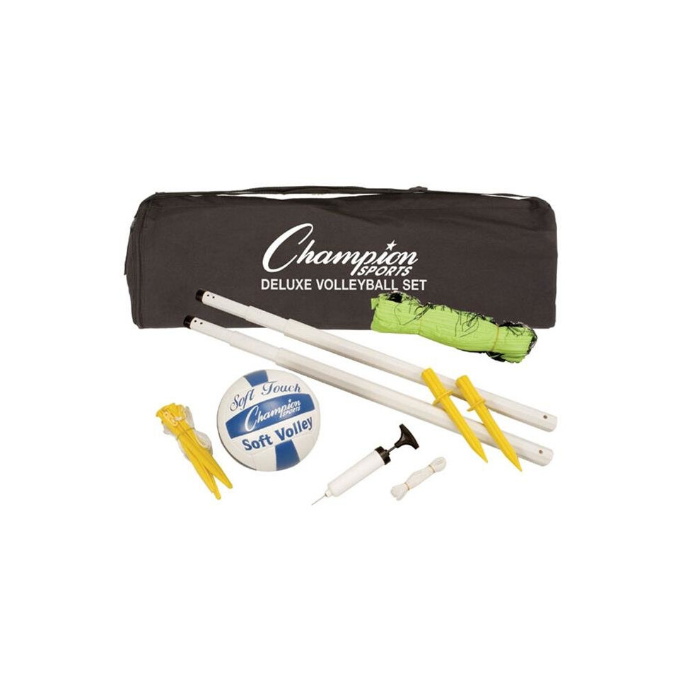 Champion Sports VBSET Deluxe Volleyball Set