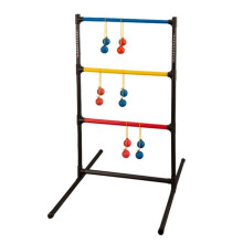 Champion Sports LGSTSET Ladder Ball Golf Game Set, Red & Royal Blue & Black