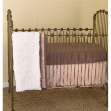 Cotton Tale NG3S Nightingale 3pc Crib Bedding Set - Pink & Gray