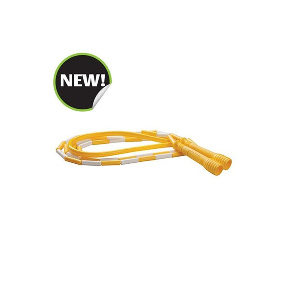 Champion Sports SJ8 8 ft. Deluxe XU Beaded Jump Rope, Yellow