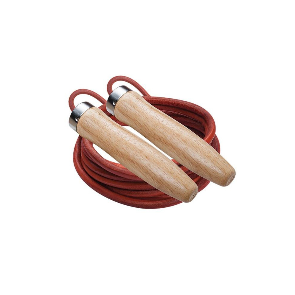 Champion Sports S785 8.5 ft. Heavyweight Leather Ball Bearing Jump Rope