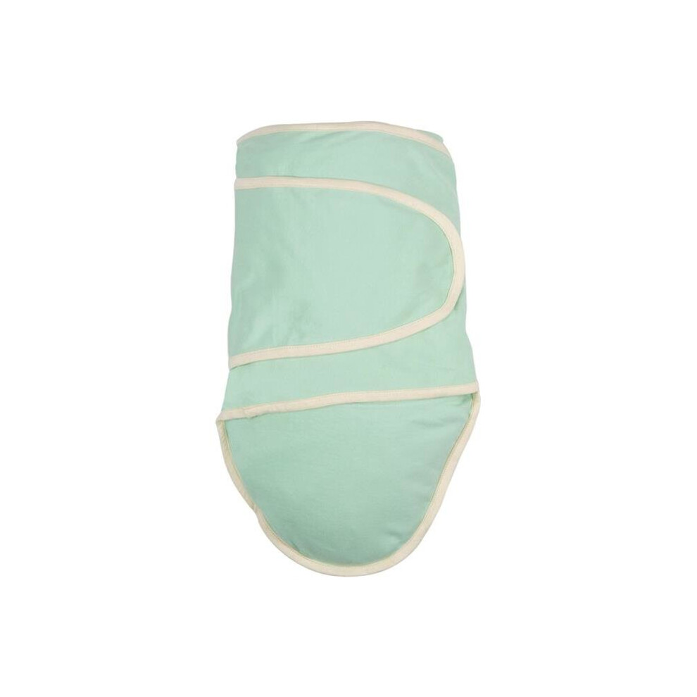 Miracle Blanket 16895 Green With Beige Trim Baby Swaddle Blanket