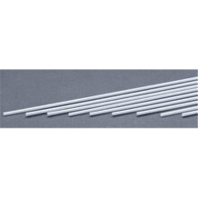EverGreen EVG164 0.08 x 0.08 in. Styrene Strips Railroad Scratch Building Supply, White
