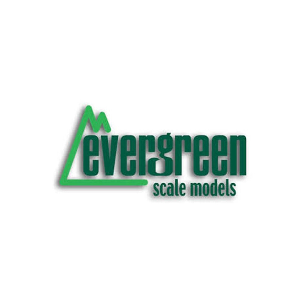 Evergreen Evg105 0.01 X 0.10 In. Styrene Strips Railroad Scratch Building Supply, White