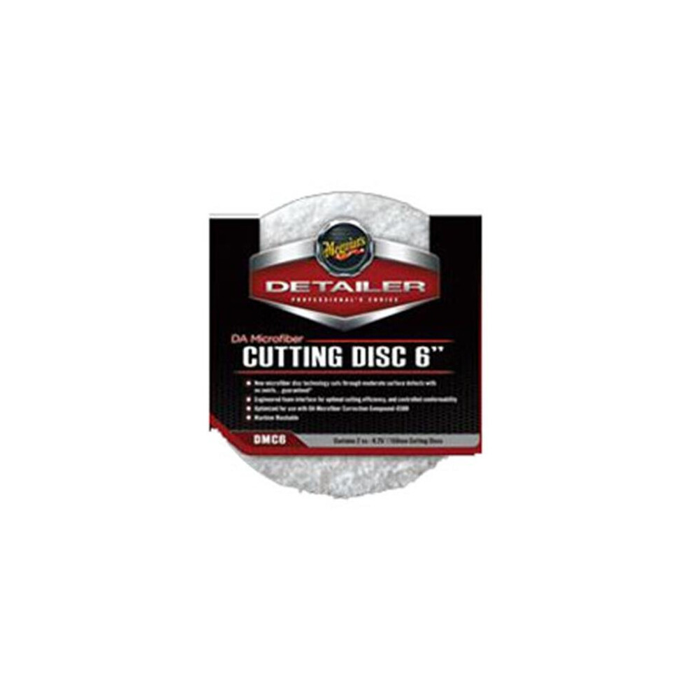Meguiar's Dmc6 Da Microfiber Cutting Disc Size 2