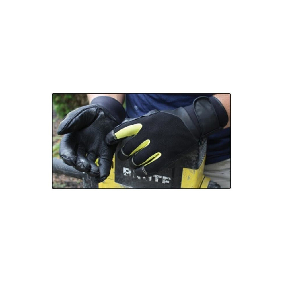 Impacto Protective Products Av759050 Anti-Vibration Mechanics Style Glove, Black - Extra Large 628167303507