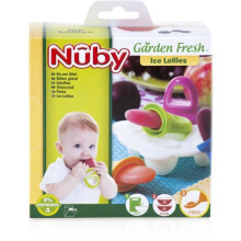 Nuby, Fruitsicles, Gefrorene Frucht-Eisformen, 6+ Monate, 4er-Pack