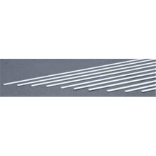EverGreen EVG147 0.040 x 0.156 in. Styrine Strips Railroad Scratch Building Supply, White