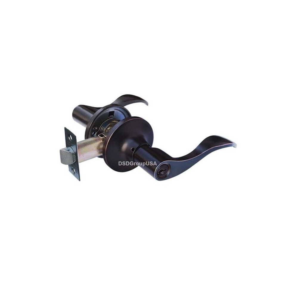 Constructor Prelude Entry Lever Door With Handle Lockset, Oil Rubbed Bronze 840175102853