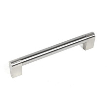 Contempo Living W0802-7 7 in. Stainless Steel with Brushed Nickel Cabinet Handle
