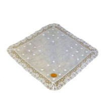 Tapestry Trading LH-106 10 x 10 in. European Bridal Hankie with Lace Border, White - Pack of 12