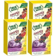 True Citrus, True Lemon, Energie, Wilde Brombeere Granatapfel, 6 Beutel à 0,095 oz (2,7 g)