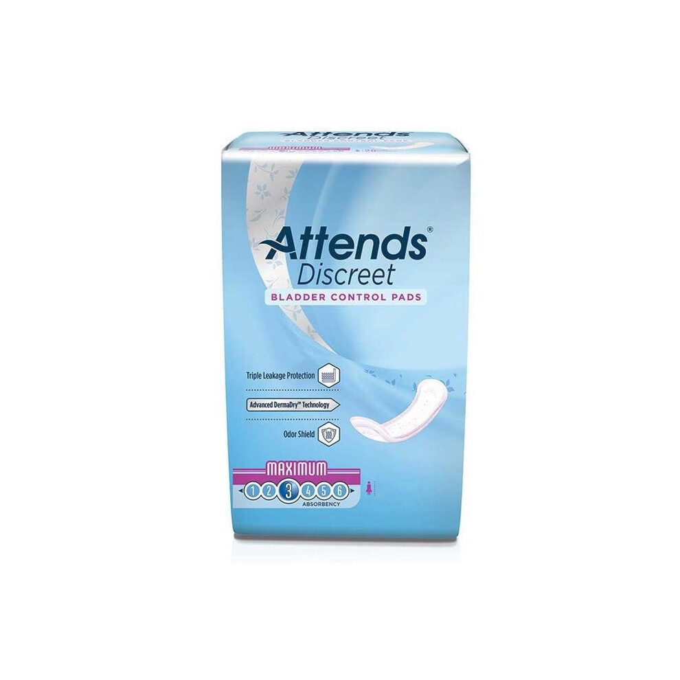 Attends Healthcare Products 48ADPMAX Discreet Maximum Incontinence Pad