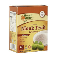 Health Garden, Vollständig natürlicher Mönchsfrucht-Süßstoff, Klassisch, 40 Beutel, je 0,21 Unzen (6 g)
