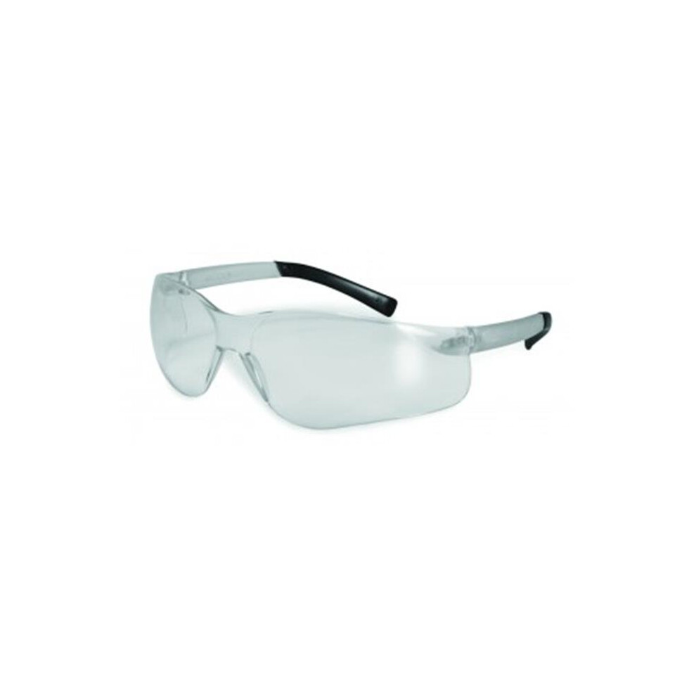 Safety Turbojet Clear Anti-Fog Lens With Matching Temples, Set Of 12 787217605029