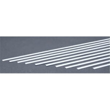 EverGreen EVG149 0.04 x 0.25 in. Styrene Strips Railroad Scratch Building Supply, White