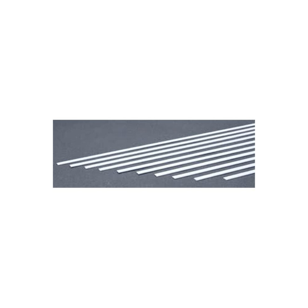 Evergreen Evg149 0.04 X 0.25 In. Styrene Strips Railroad Scratch Building Supply, White