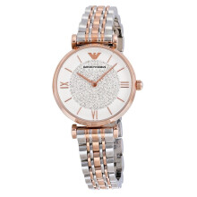 Emporio Armani Damenuhr zwei Töne Edelstahlarmband AR1926
