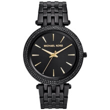 Uhr - Michael Kors Darci MK3337 - Edelstahl - Wasserbeständigkeit 50m - Schwarzes Zifferblatt