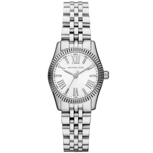 Michael Kors Michael Kors Damesur Lexington Glitz Ur – Sølvskive – Rustfrit stålrem – MK3228
