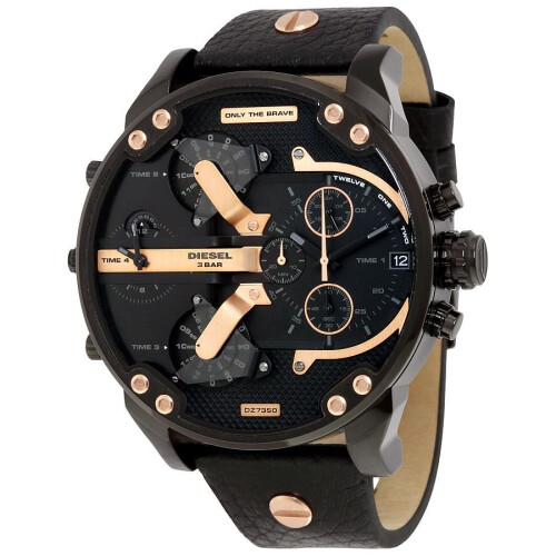 Diesel Reloj Cronógrafo Diesel Oversize Daddy 2.0 Negro DZ7350