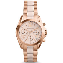 Michael Kors Bradshaw Damen Chronograph Uhr Rose Gold Armband MK6066