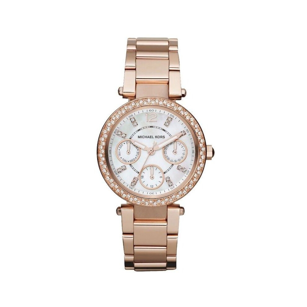 Michael Kors Rose Gold-Tone MK5616 Rose Gold Steel Bracelet & Case Women's Quartz Watch