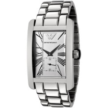 Orologio Emporio Armani Uomo Bracciale in acciaio inossidabile Quadrante argento AR0145