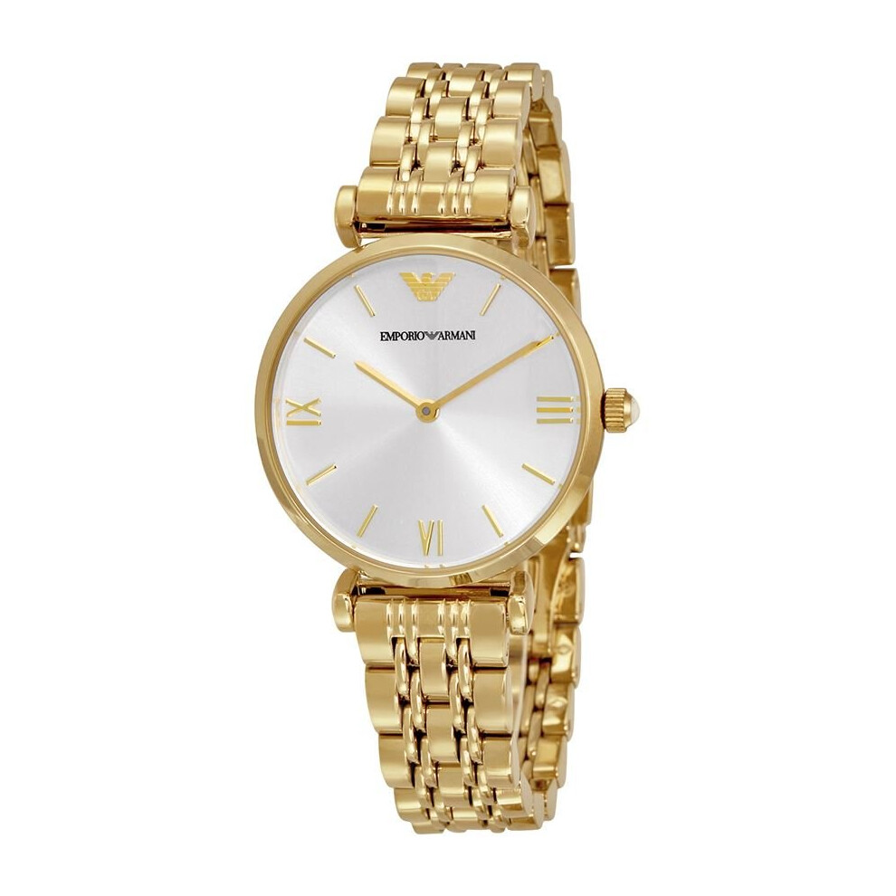 Emporio Armani Ladies Watch  Gold Tone Stainless Steel AR1877