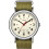Timex Timex Mens Indiglo Watch Green Nylon Strap Cream Dial T2N651 1