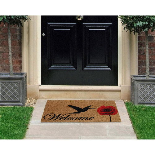 Poppy Nectar Eco Friendly Natural Coir Door Mat 1
