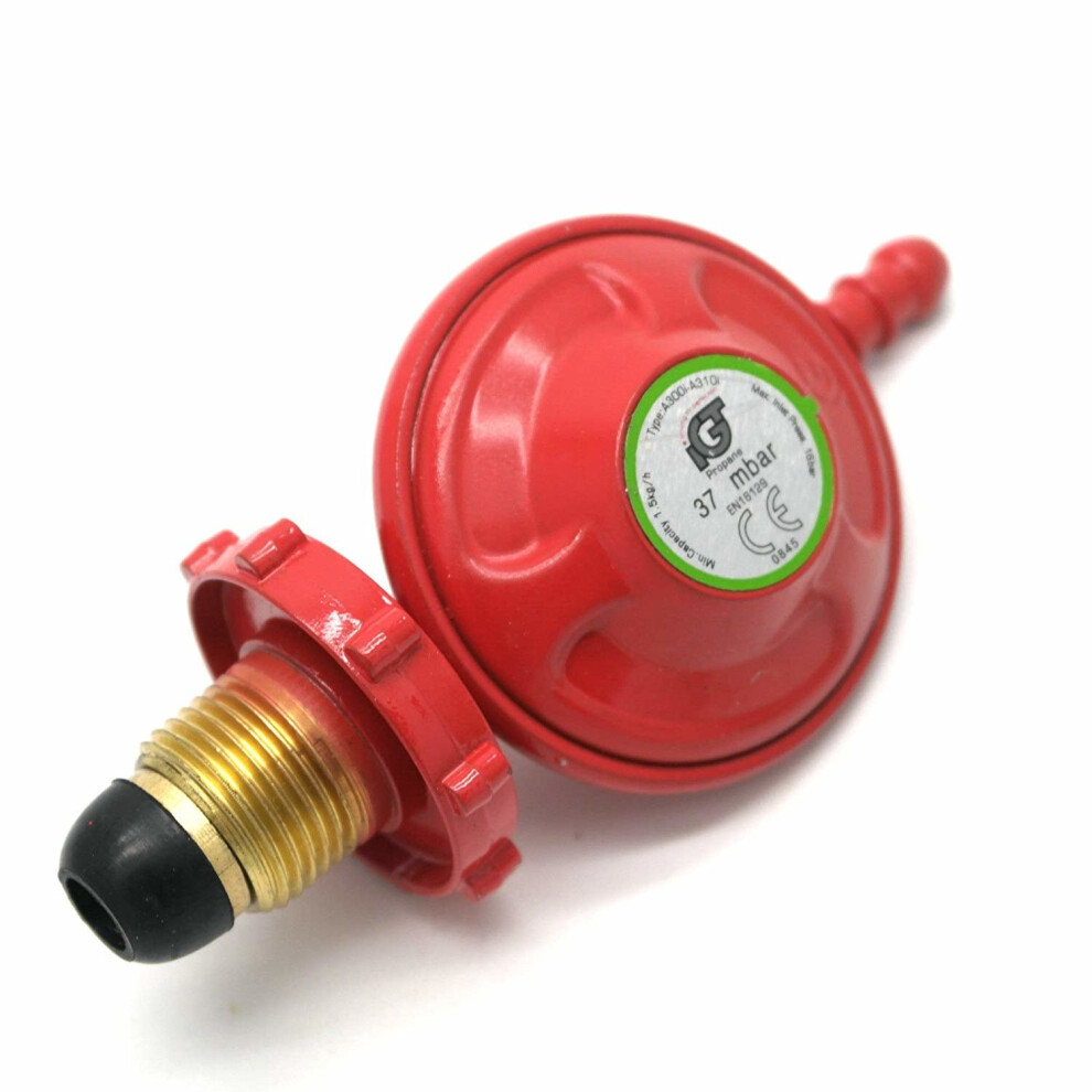 IGT Hand Wheel 37Mbar Propane Gas Regulator With 5 Year Warranty No Spanner