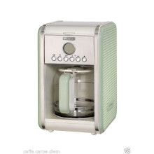 Vintage Groene Koffiezetter - Ariete - 4 tot 12 kopjes - Programmeerbaar - Antidruppel