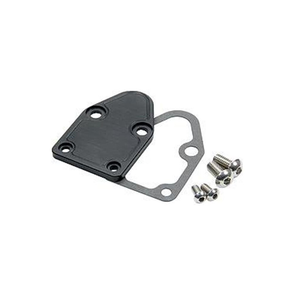 Allstar Performance All40306 Small Block Chevy Fuel Pump Block-Off Plate, Black 848238063127