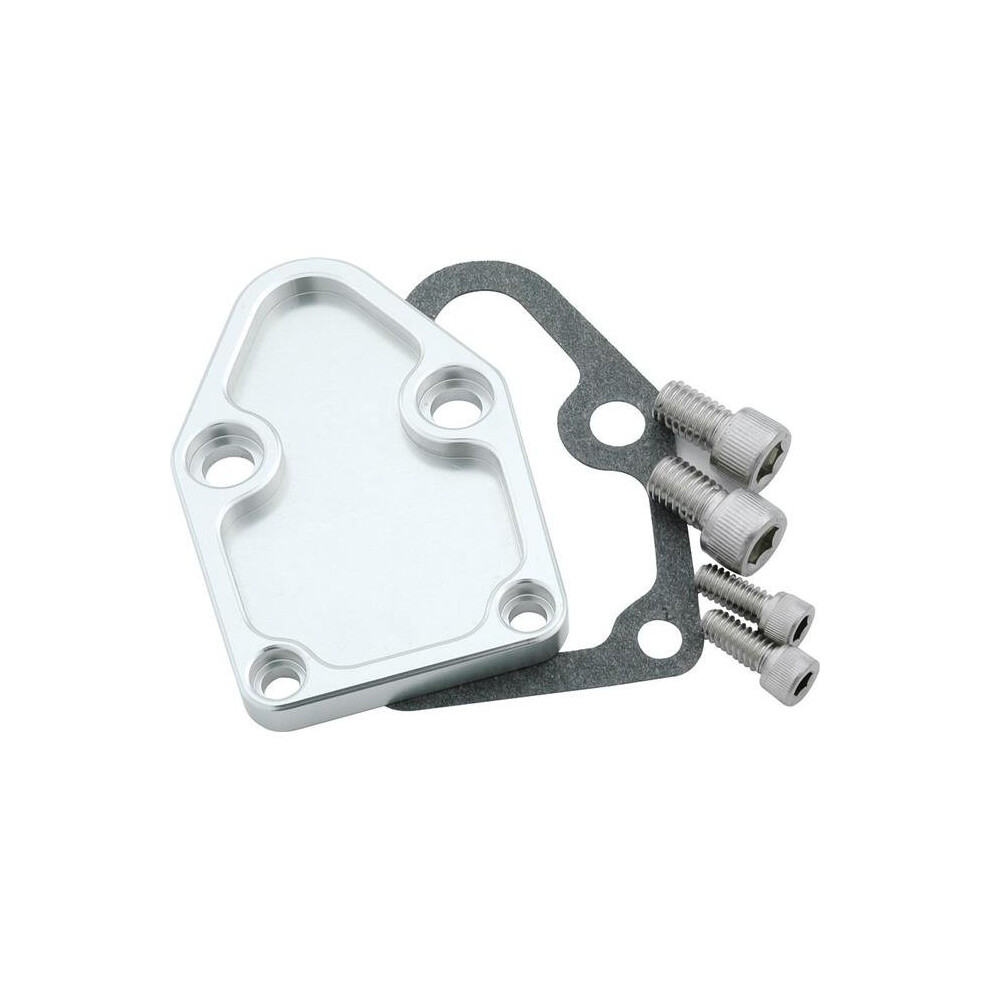 Allstar Performance All40301 Fuel Pump Block Off Plate For Small Block Chevrolet - Clear 848238020977