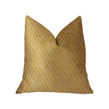 Plutus PBRA2319-2222-DP Zun Rise Yellow & Beige Luxury Throw Pillow, 22 x 22 in.