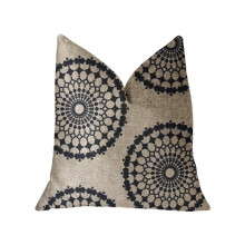Plutus PBRA2242-2026-DP Cascade Luxury Double Sided Throw Pillow - Gold, Green & Beige - Standard