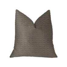 Plutus PBKR1913-1818-DP Zurie Bliss Prussian Blue Luxury Throw Pillow, 18 x 18 in.