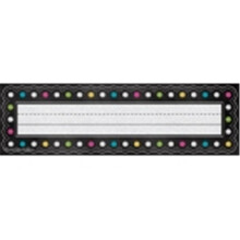 Teacher Created Resources TCR5624 Chalkboard Brights Flat Name Plates
